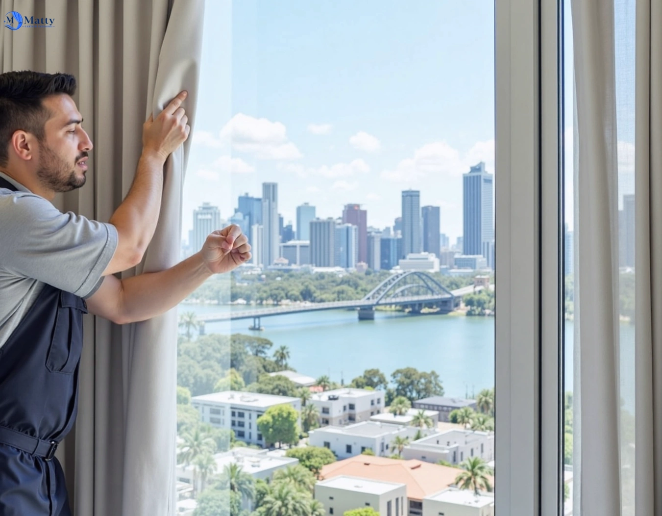 Professional curtain steam cleaning service collaroy-beach-nsw QLD by Matty Curtain Cleaning